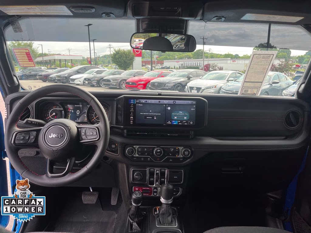 2024 Hydro Blue Pearl Coat Jeep Wrangler Rubicon 4X4 SUV
