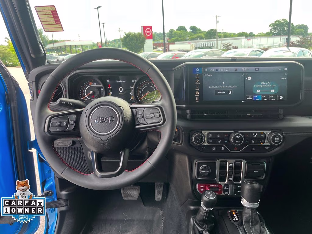 2024 Hydro Blue Pearl Coat Jeep Wrangler Rubicon 4X4 SUV