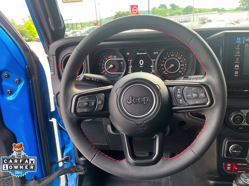 2024 Hydro Blue Pearl Coat Jeep Wrangler Rubicon 4X4 SUV