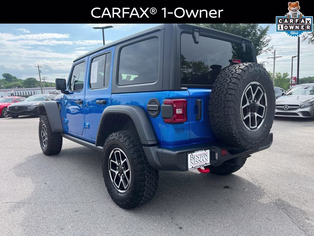 2024 Hydro Blue Pearl Coat Jeep Wrangler Rubicon 4X4 SUV