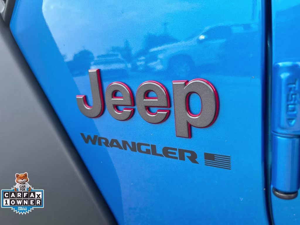2024 Hydro Blue Pearl Coat Jeep Wrangler Rubicon 4X4 SUV