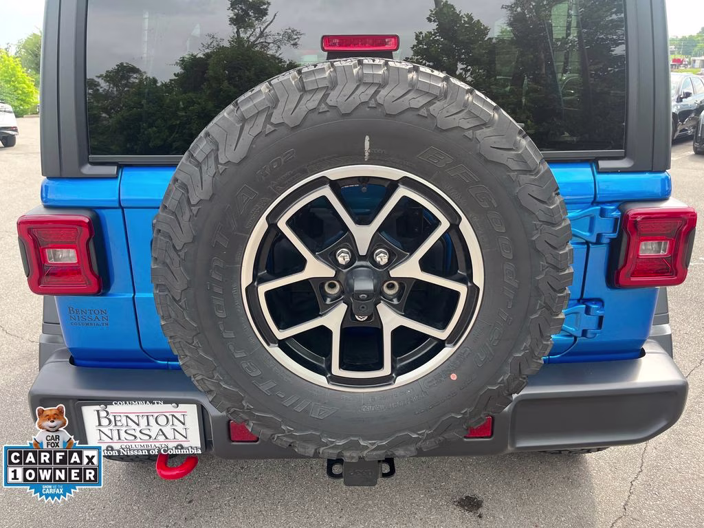 2024 Hydro Blue Pearl Coat Jeep Wrangler Rubicon 4X4 SUV