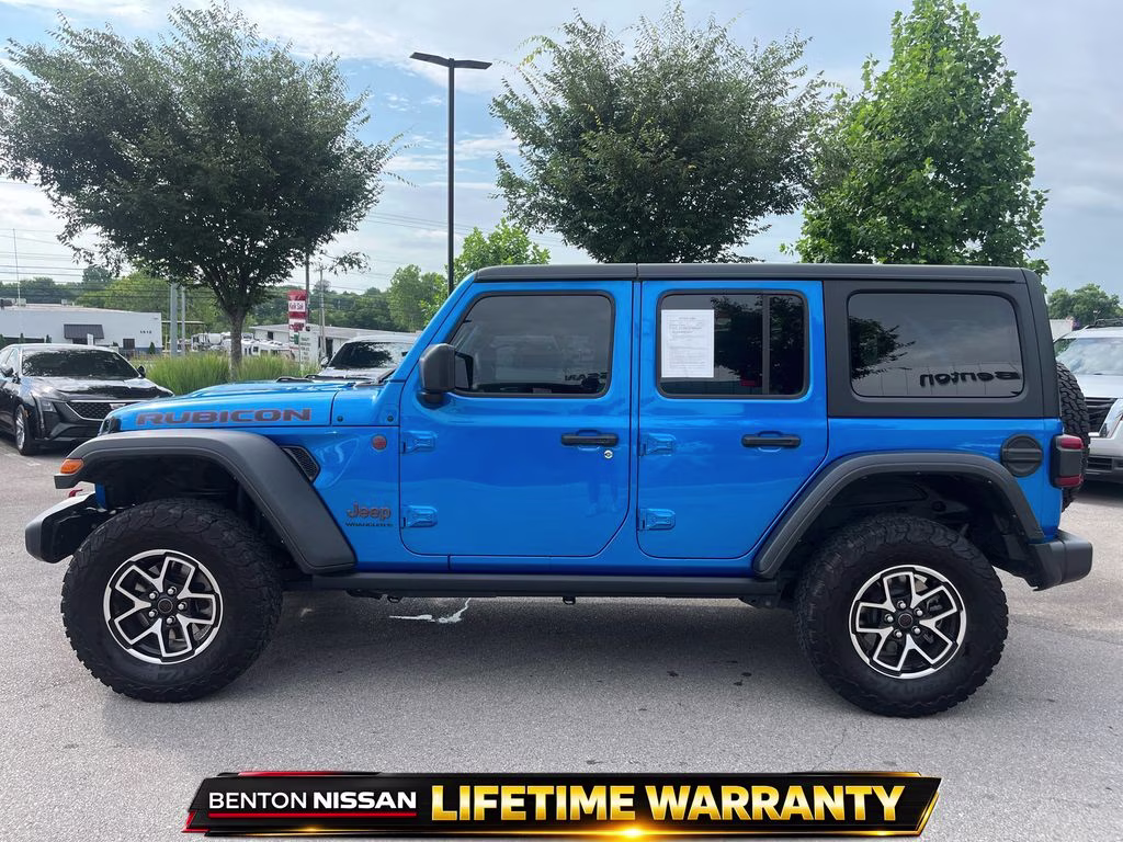 2024 Hydro Blue Pearl Coat Jeep Wrangler Rubicon 4X4 SUV