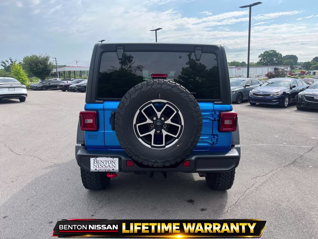 2024 Hydro Blue Pearl Coat Jeep Wrangler Rubicon 4X4 SUV