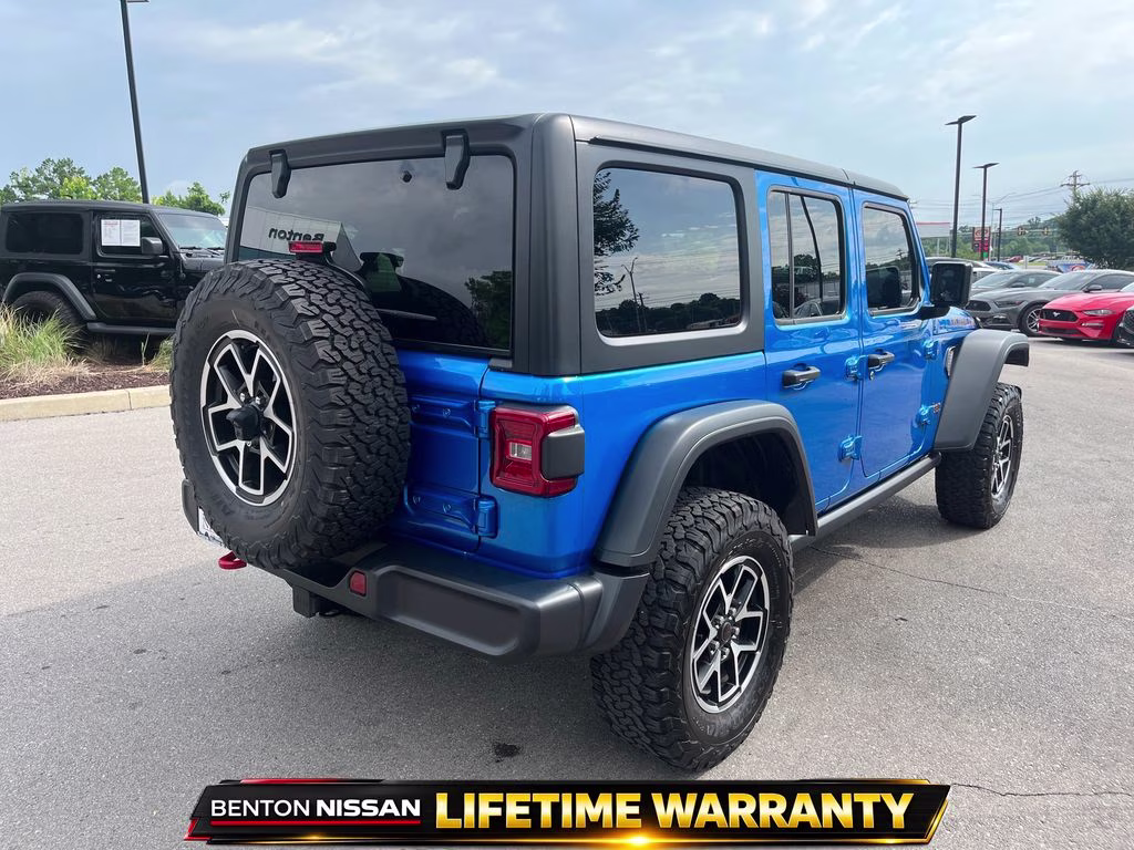 2024 Hydro Blue Pearl Coat Jeep Wrangler Rubicon 4X4 SUV
