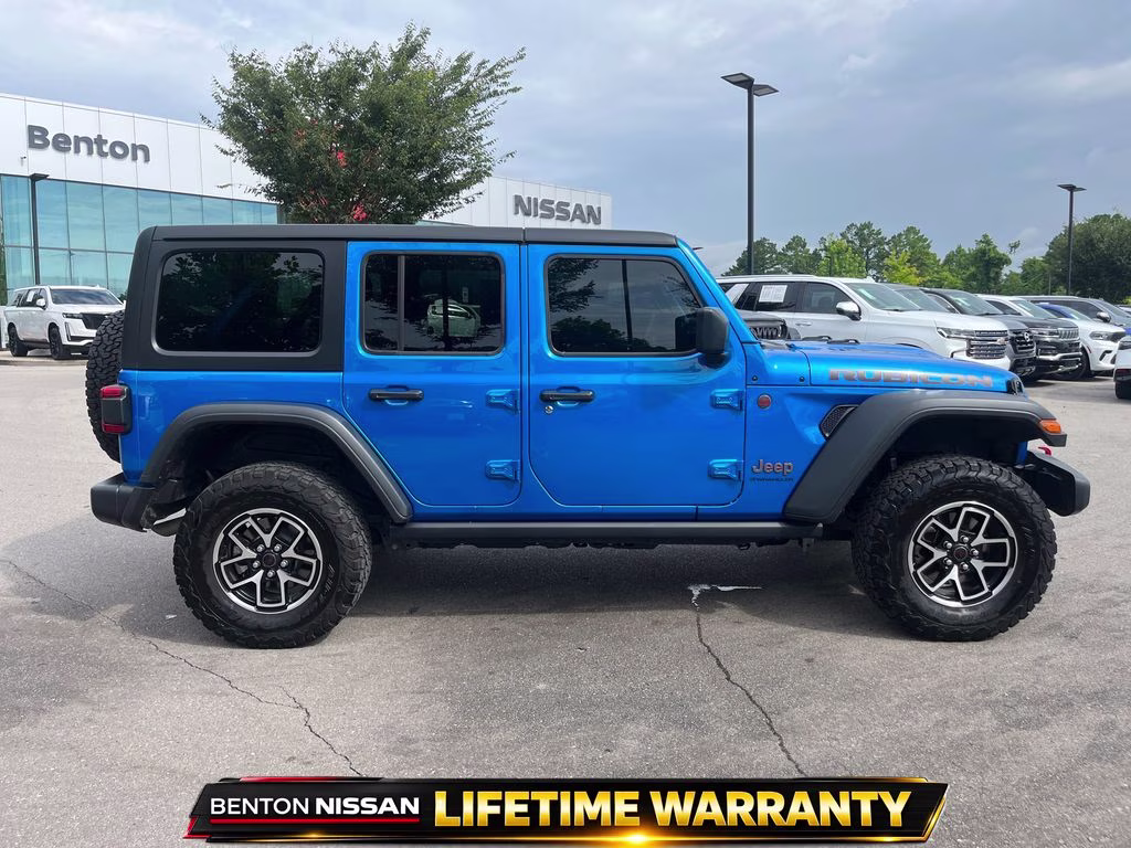2024 Hydro Blue Pearl Coat Jeep Wrangler Rubicon 4X4 SUV