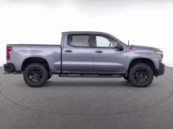 2021 Gray Chevrolet Silverado 1500 LT Trail Boss 4X4 Truck