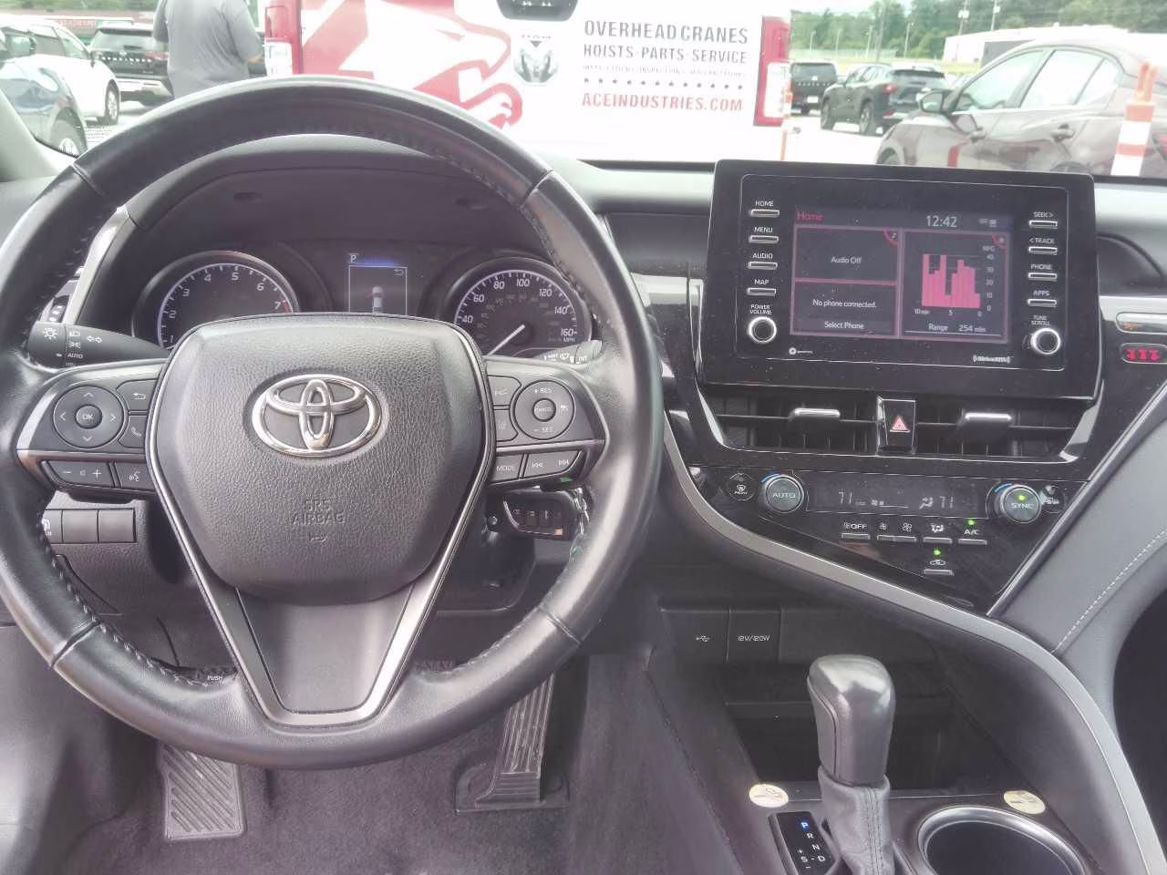 2024 Midnight Black Metallic Toyota Camry SE FWD Sedan