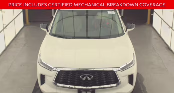 2025 Glacier White INFINITI QX60 PURE FWD SUV