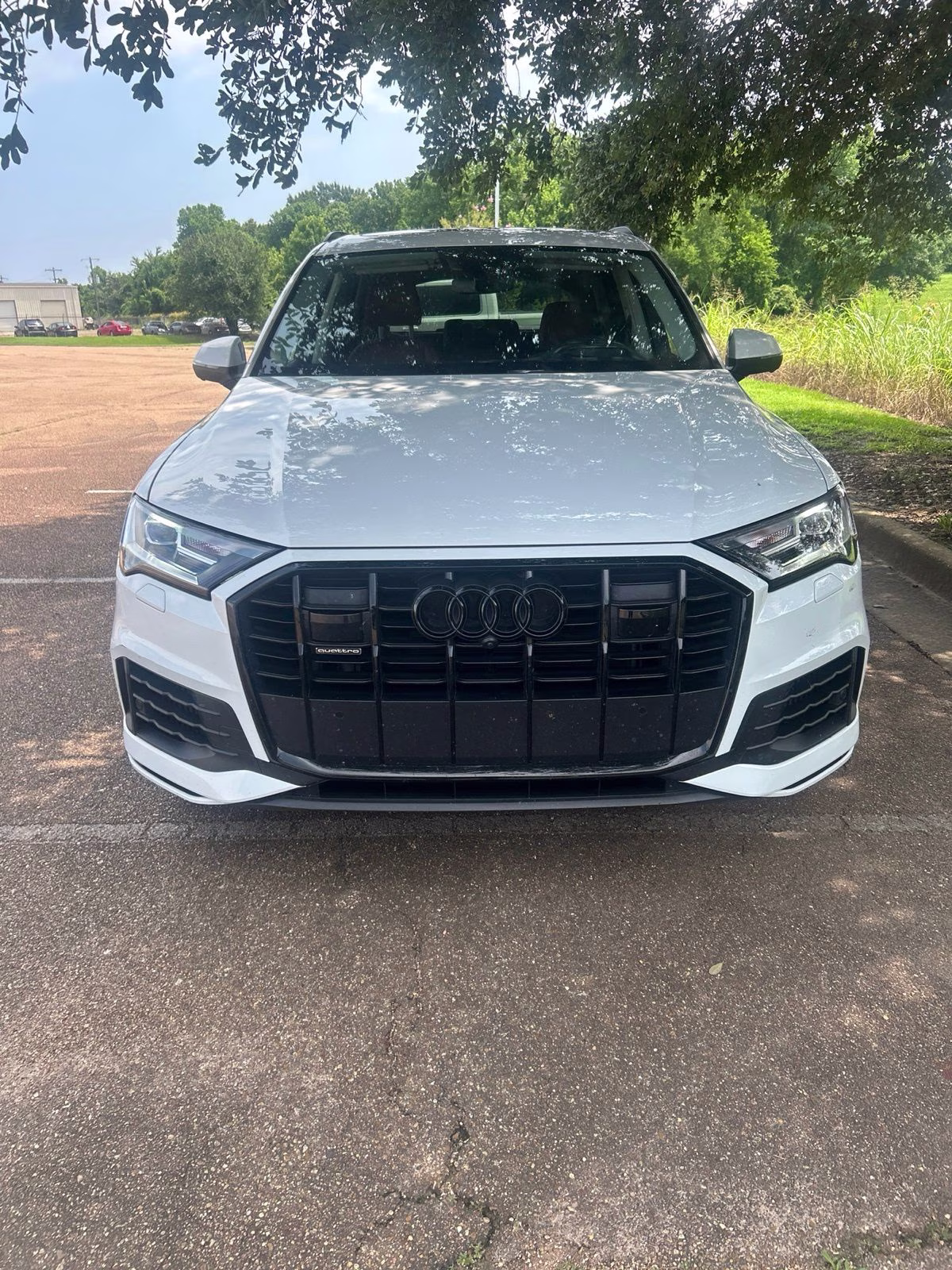 2023 White Audi Q7 AWD SUV