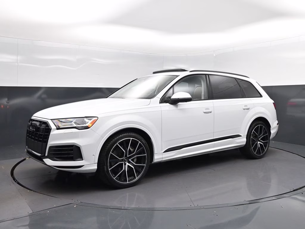 2023 White Audi Q7 AWD SUV