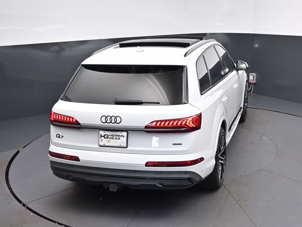 2023 White Audi Q7 AWD SUV