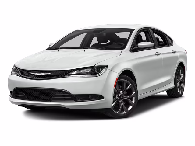 2016 Bright White Clearcoat Chrysler 200 S FWD Sedan