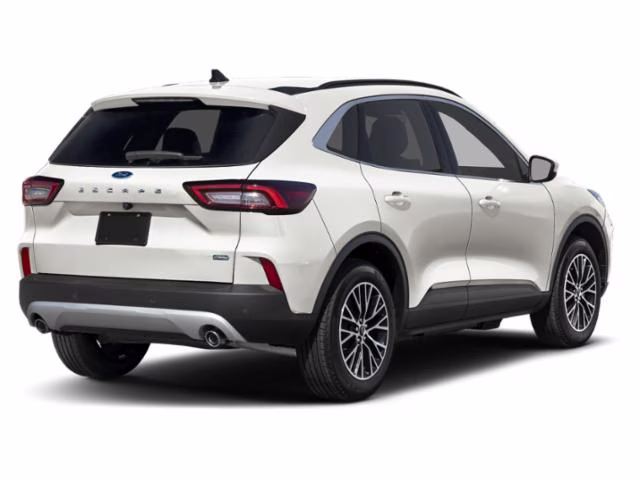 2025 Star White Metallic Tri-Coat Ford Escape PHEV FWD SUV
