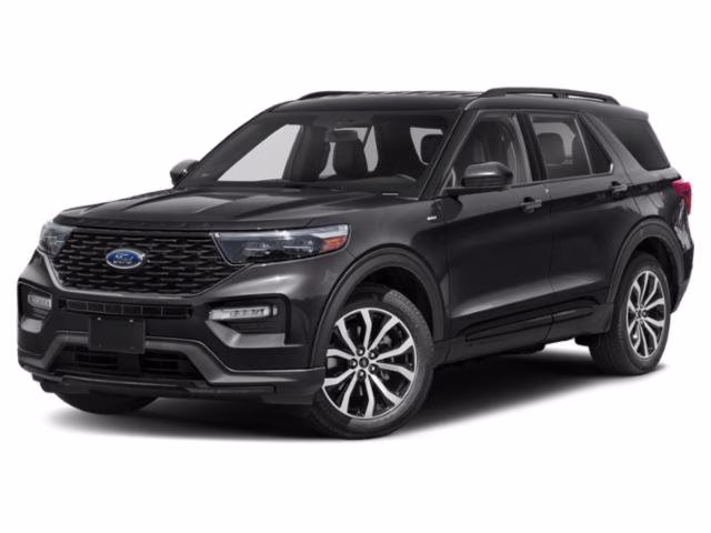 2023 Carbonized Gray Metallic Ford Explorer ST-Line RWD SUV