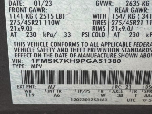 2023 Gray Metallic Ford Explorer ST-Line RWD SUV