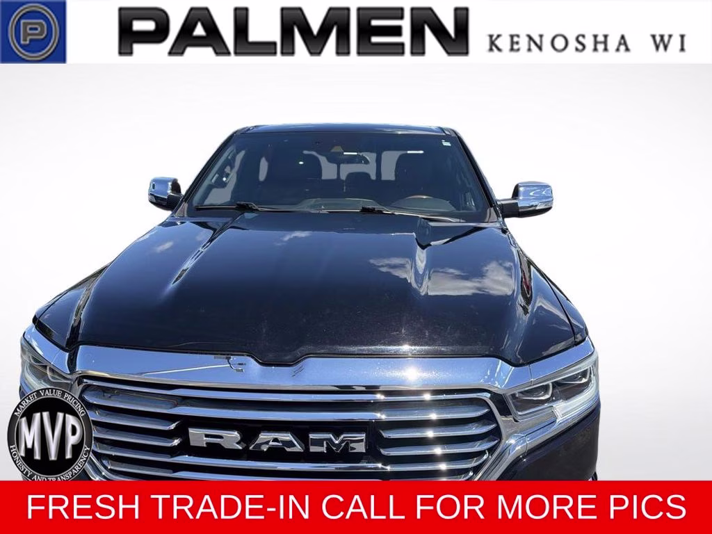 2021 Diamond Black Crystal Pearlcoat Ram 1500 Limited 4X4 Truck