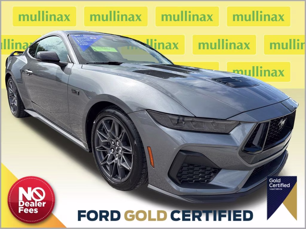 2025 Carbonized Gray Metallic Ford Mustang GT Premium RWD Coupe