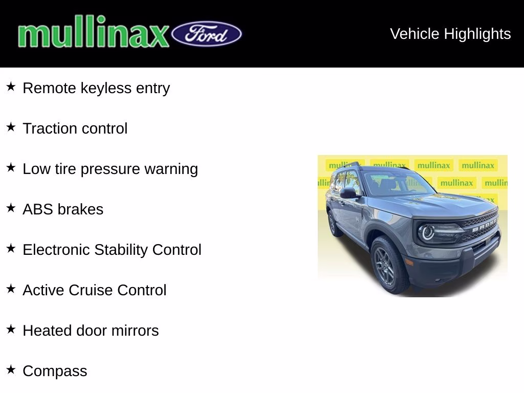2026 Carbonized Gray Metallic Ford Bronco Sport Big Bend 4X4 SUV