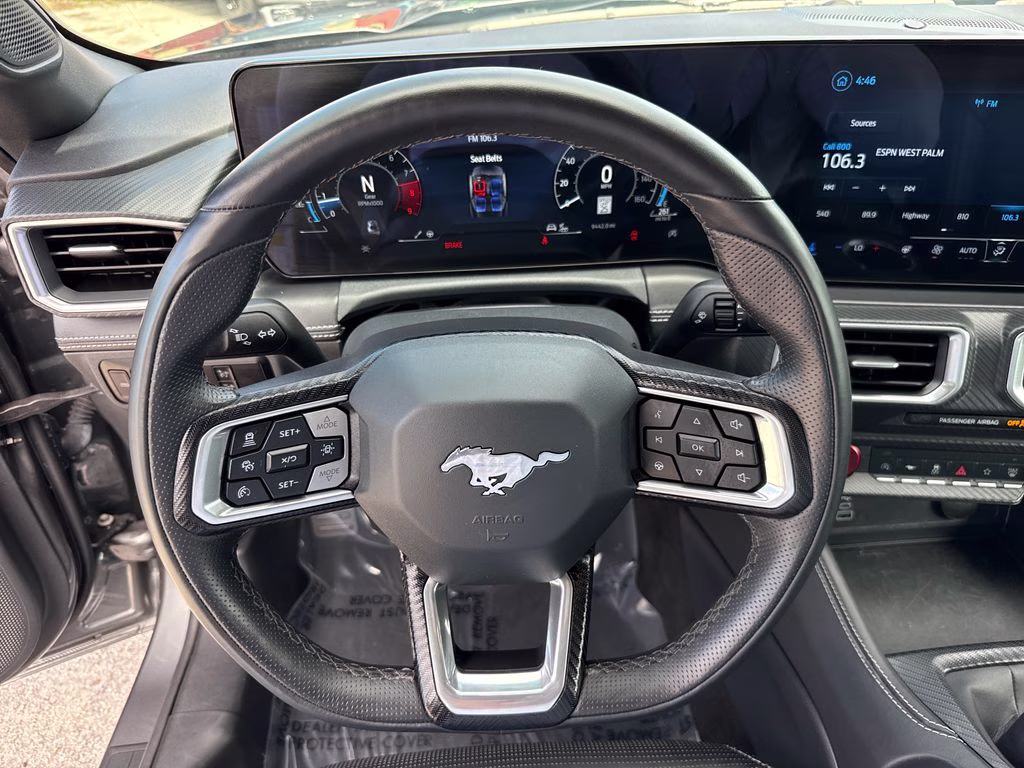 2025 Carbonized Gray Metallic Ford Mustang GT Premium RWD Coupe