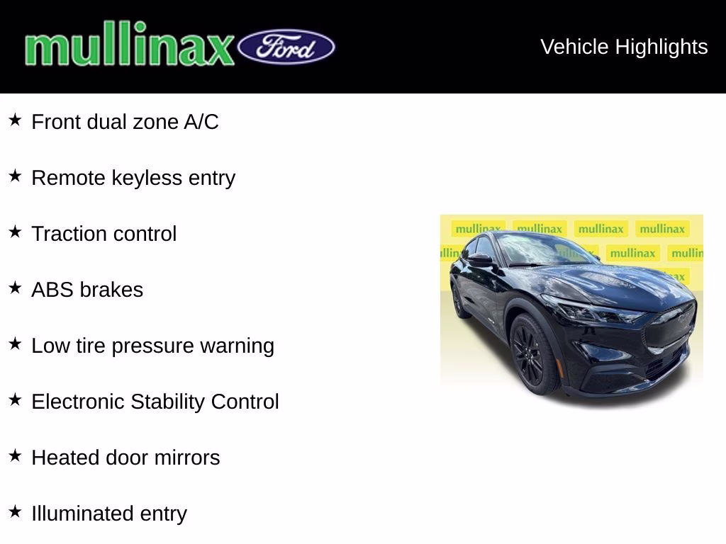 2026 Shadow Black Ford Mustang Mach-E Select RWD SUV