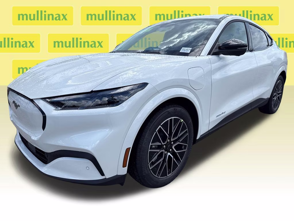2026 Star White Metallic TC Ford Mustang Mach-E Premium RWD SUV