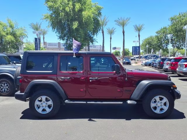 2021 Snazzberry Pearlcoat Jeep Wrangler Unlimited Sport S 4X4 SUV