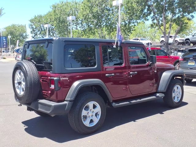 2021 Snazzberry Pearlcoat Jeep Wrangler Unlimited Sport S 4X4 SUV