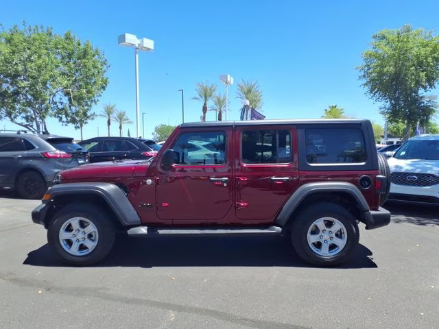 2021 Snazzberry Pearlcoat Jeep Wrangler Unlimited Sport S 4X4 SUV
