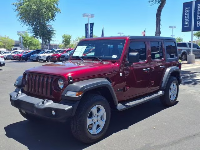 2021 Snazzberry Pearlcoat Jeep Wrangler Unlimited Sport S 4X4 SUV