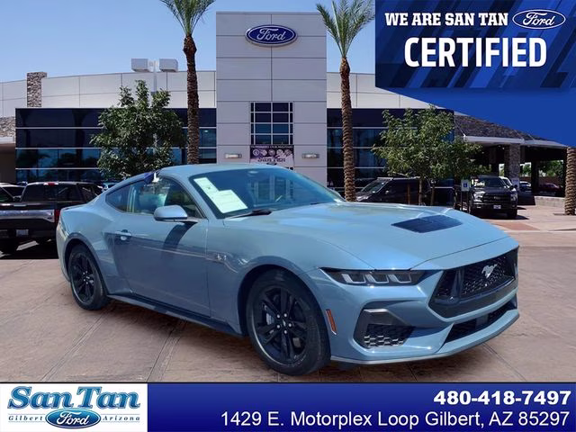 2024 Vapor Blue Ford Mustang GT RWD Coupe