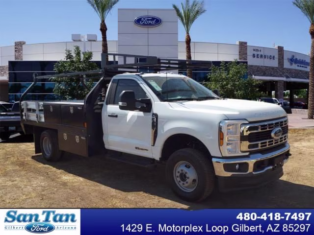 2024 Oxford White Ford Super Duty F-350 DRW XL 4X4 Chassis