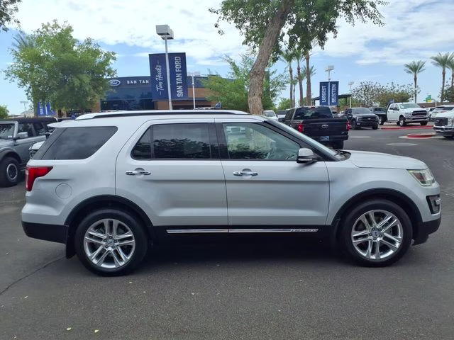 2016 Ingot Silver Ford Explorer Limited FWD SUV