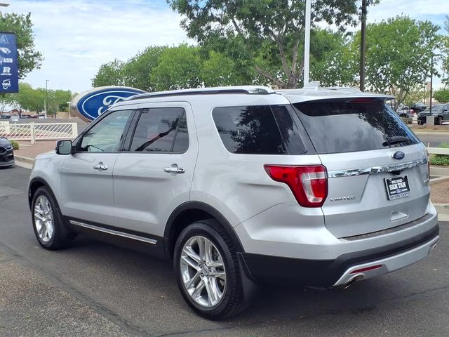 2016 Ingot Silver Ford Explorer Limited FWD SUV