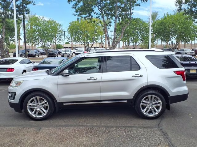 2016 Ingot Silver Ford Explorer Limited FWD SUV