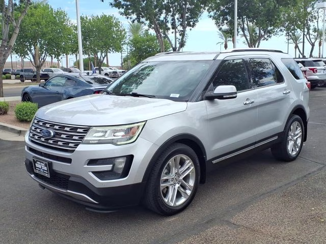 2016 Ingot Silver Ford Explorer Limited FWD SUV