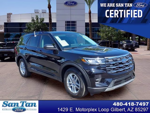 2026 Agate Black Metallic Ford Explorer Active RWD SUV