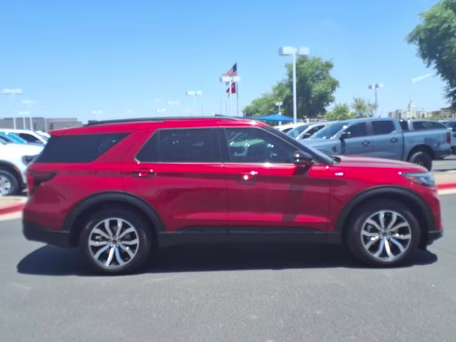 2025 Red Metallic Ford Explorer ST-Line RWD SUV