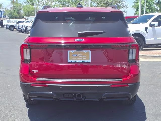 2025 Red Metallic Ford Explorer ST-Line RWD SUV