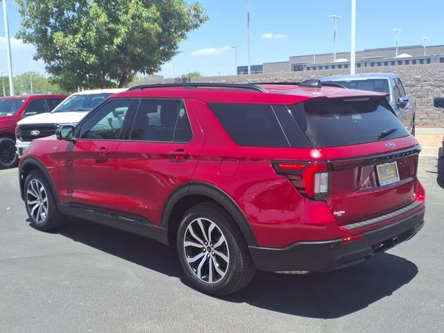 2025 Red Metallic Ford Explorer ST-Line RWD SUV