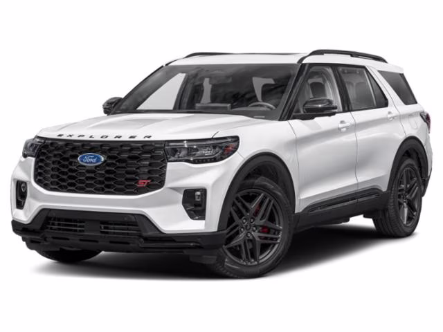 2026 White Metallic Ford Explorer ST 4X4 SUV