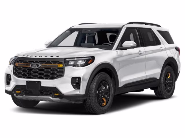 2026 Space White Metallic Ford Explorer Tremor 4X4 SUV