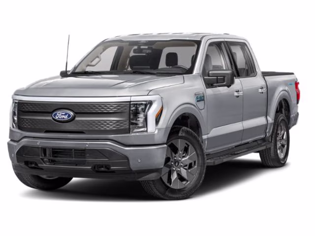 2025 Silver Metallic Ford F-150 Lightning Flash AWD Truck