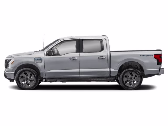 2025 Silver Metallic Ford F-150 Lightning Flash AWD Truck