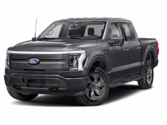 2025 Gray Metallic Ford F-150 Lightning Flash AWD Truck