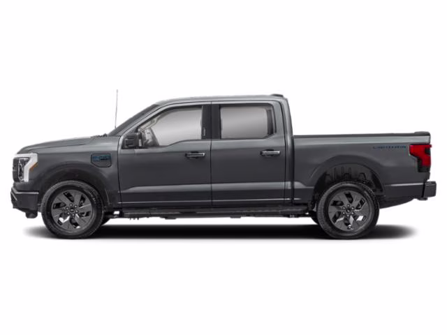 2025 Gray Metallic Ford F-150 Lightning Flash AWD Truck