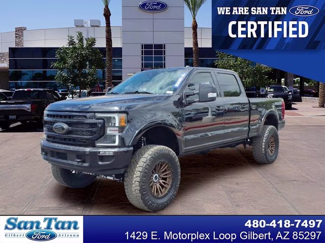 2022 Agate Black Metallic Ford Super Duty F-250 SRW Lariat 4X4 Truck