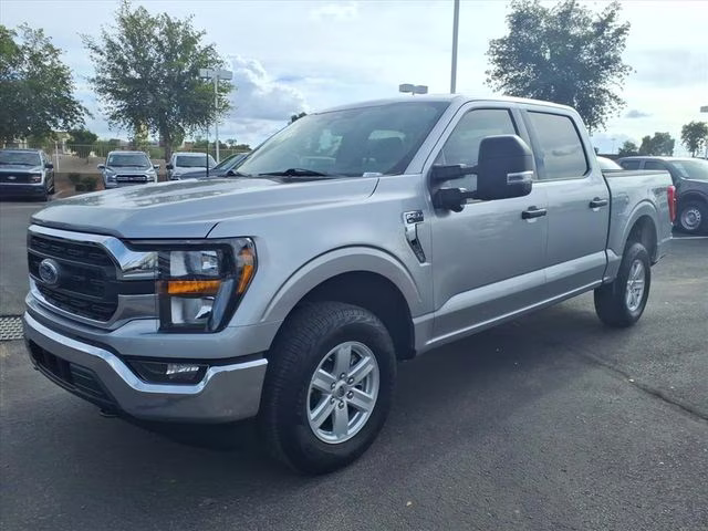 2023 Silver Metallic Ford F-150 XLT 4X4 Truck