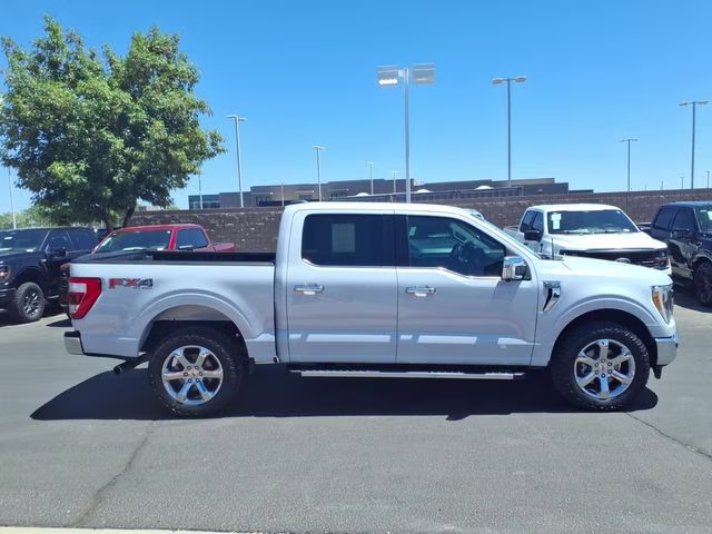 2021 Space White Metallic Ford F-150 Lariat 4X4 Truck