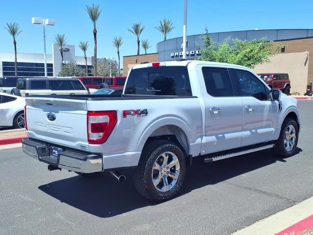 2021 Space White Metallic Ford F-150 Lariat 4X4 Truck